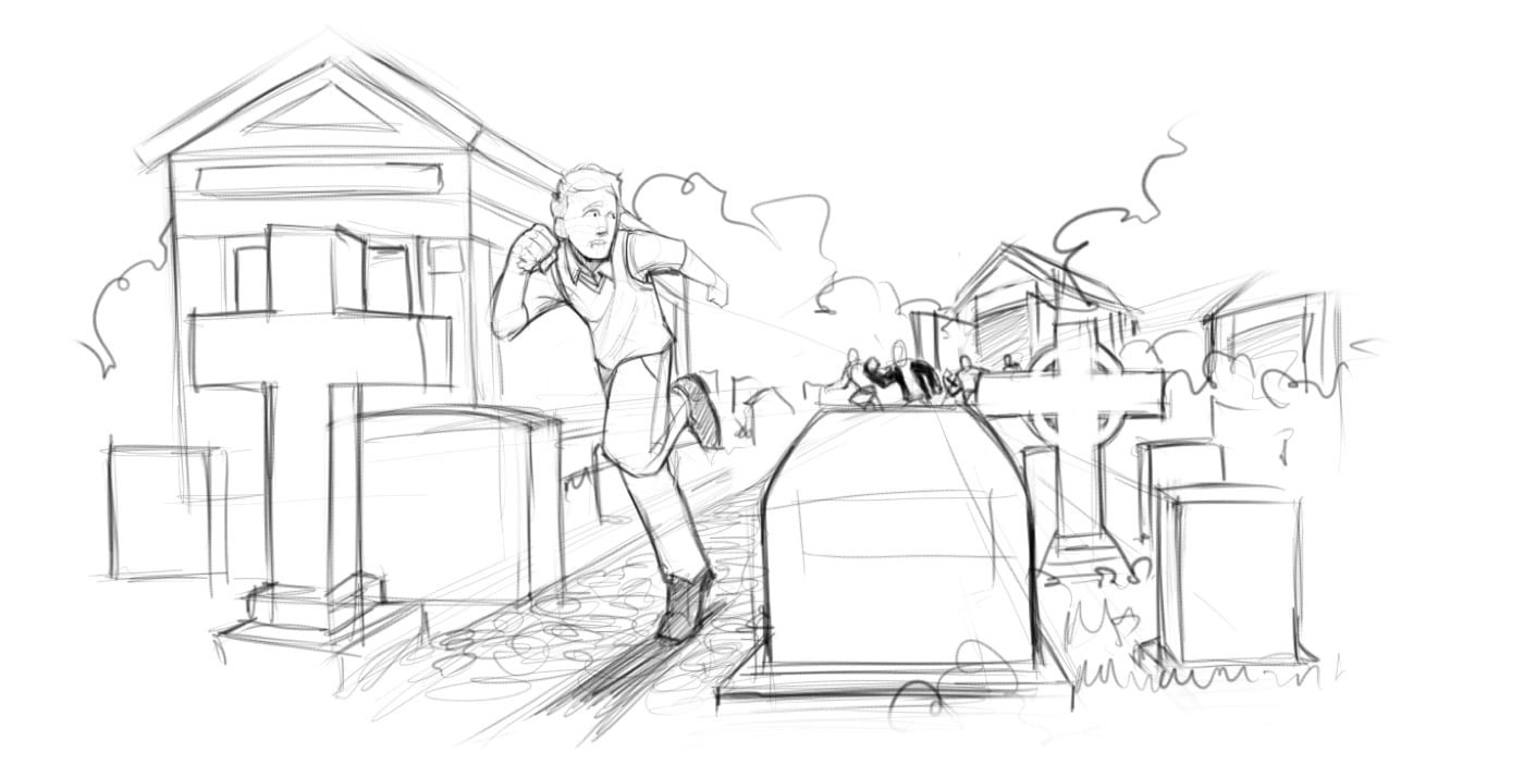 Chase scene