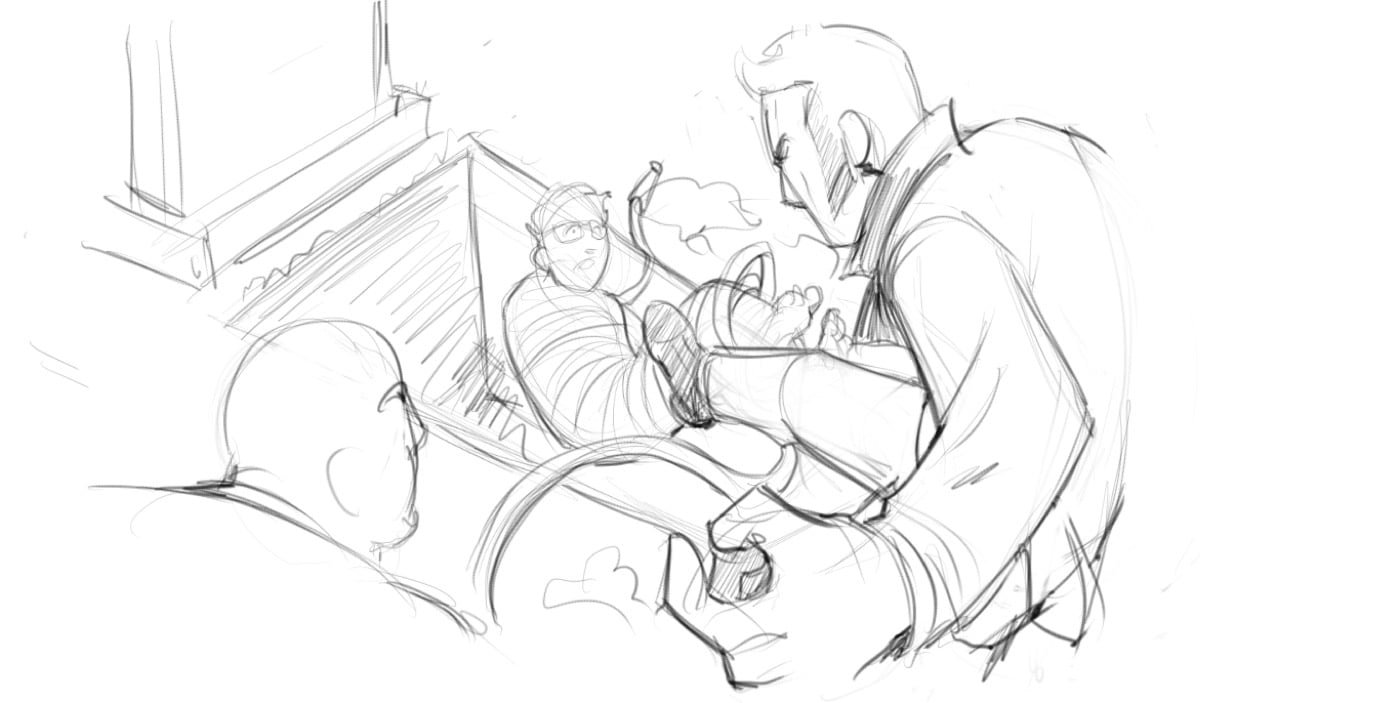 Kick scene