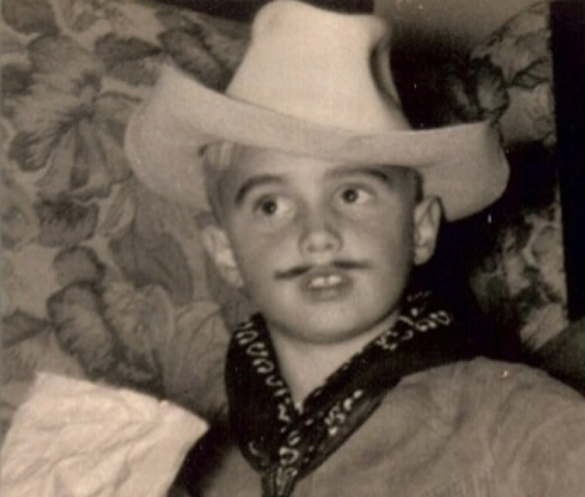 Author as a young bandit character