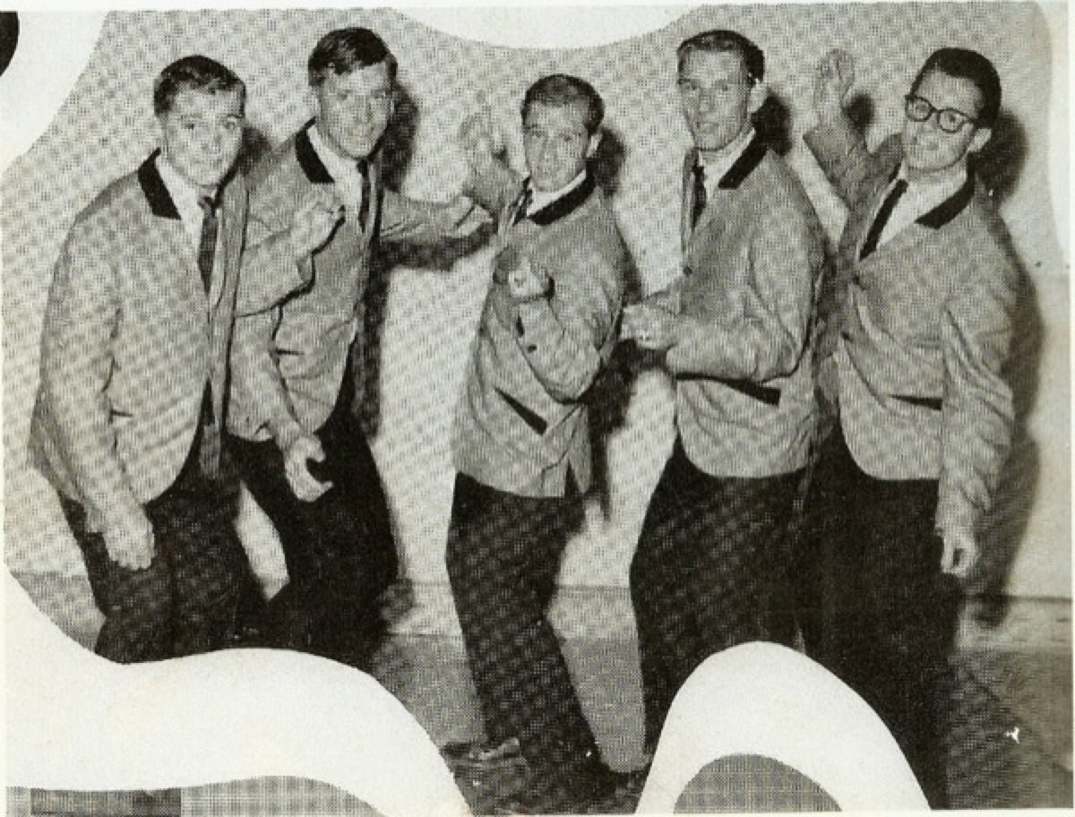 The author's band, author at center